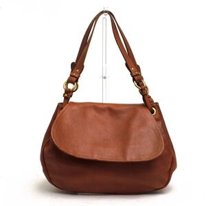 IL BISONTE Tan Leather Shoulder Bag